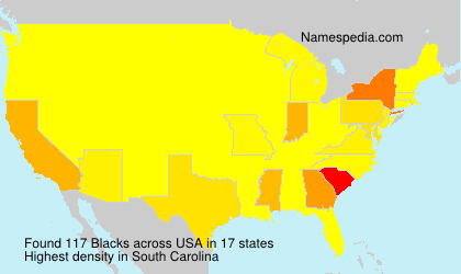 Surname Blacks in USA Surname Blacks in USA