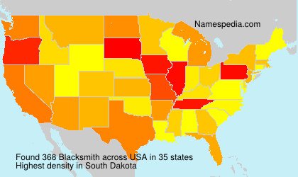 Surname Blacksmith in USA Surname Blacksmith in USA