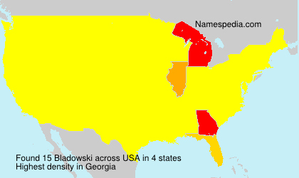 Surname Bladowski in USA Surname Bladowski in USA
