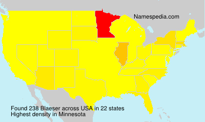 Surname Blaeser in USA Surname Blaeser in USA