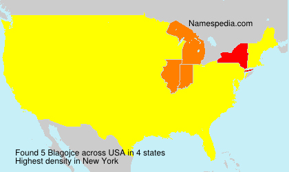 Surname Blagojce in USA Surname Blagojce in USA
