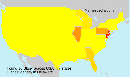 Surname Blaier in USA Surname Blaier in USA