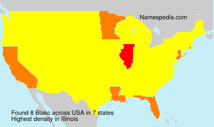 Surname Blakc in USA Surname Blakc in USA