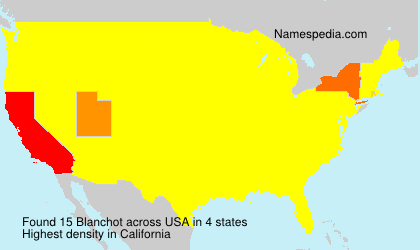 Surname Blanchot in USA Surname Blanchot in USA