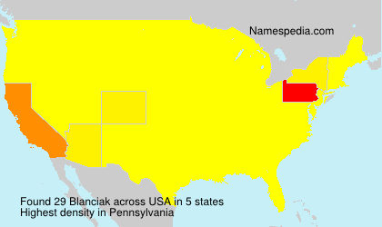 Surname Blanciak in USA Surname Blanciak in USA