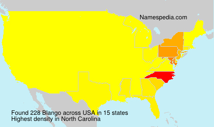 Surname Blango in USA Surname Blango in USA