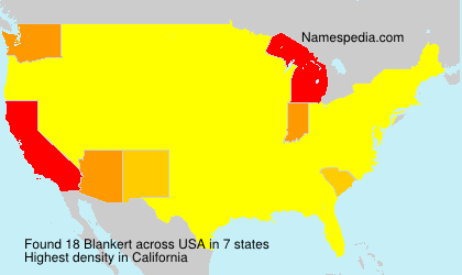Surname Blankert in USA Surname Blankert in USA