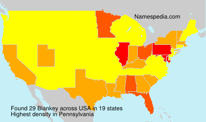 Surname Blankey in USA Surname Blankey in USA