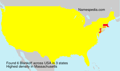 Surname Blankoff in USA Surname Blankoff in USA