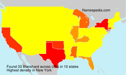 Surname Blanshard in USA Surname Blanshard in USA
