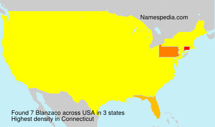 Surname Blanzaco in USA Surname Blanzaco in USA