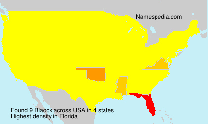 Surname Blaock in USA Surname Blaock in USA