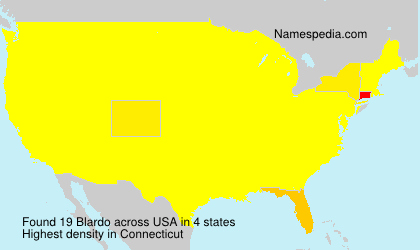 Surname Blardo in USA Surname Blardo in USA
