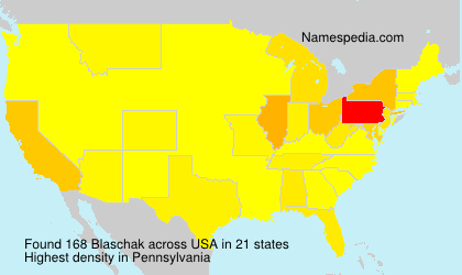 Surname Blaschak in USA