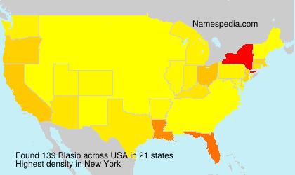 Surname Blasio in USA Surname Blasio in USA