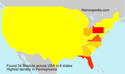 Surname Blasiole in USA Surname Blasiole in USA