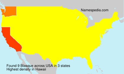 Surname Blasque in USA Surname Blasque in USA