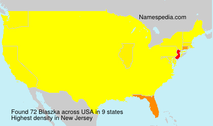 Surname Blaszka in USA Surname Blaszka in USA
