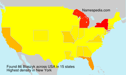 Surname Blaszyk in USA Surname Blaszyk in USA