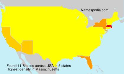 Surname Blatsos in USA Surname Blatsos in USA