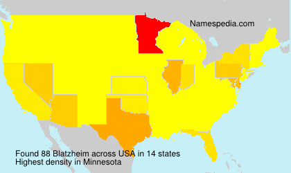 Surname Blatzheim in USA Surname Blatzheim in USA