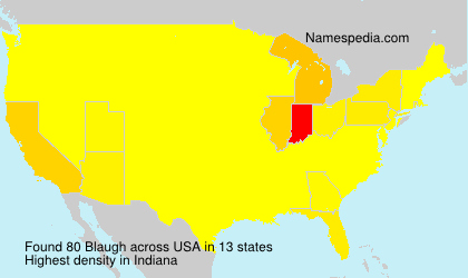 Surname Blaugh in USA Surname Blaugh in USA