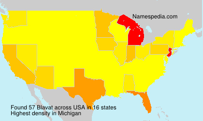 Surname Blavat in USA