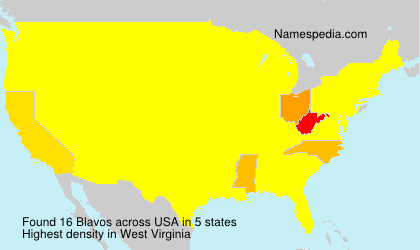 Surname Blavos in USA Surname Blavos in USA