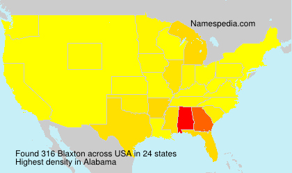 Surname Blaxton in USA Surname Blaxton in USA