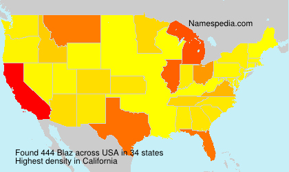 Surname Blaz in USA Surname Blaz in USA