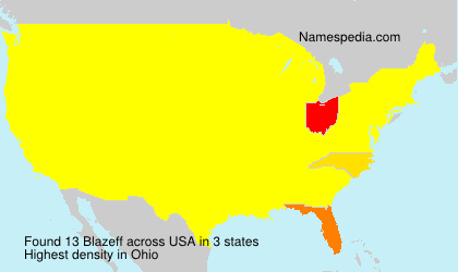 Surname Blazeff in USA Surname Blazeff in USA