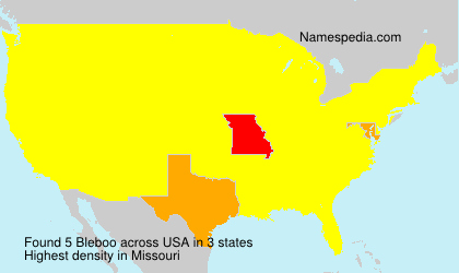 Surname Bleboo in USA Surname Bleboo in USA