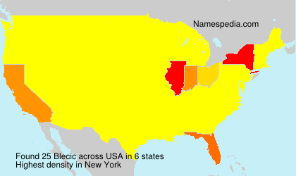 Surname Blecic in USA Surname Blecic in USA