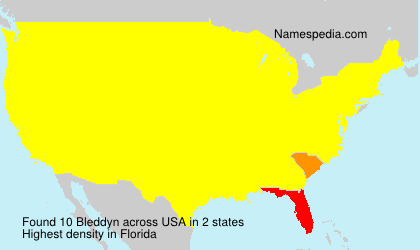 Surname Bleddyn in USA Surname Bleddyn in USA