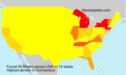 Surname Bleeks in USA Surname Bleeks in USA