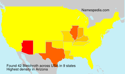 Surname Bleichroth in USA Surname Bleichroth in USA