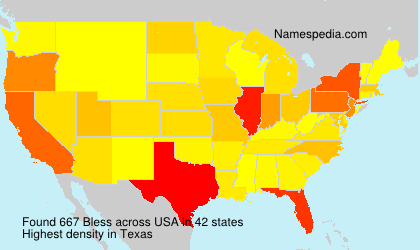 Surname Bless in USA Surname Bless in USA