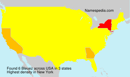 Surname Bleuez in USA Surname Bleuez in USA