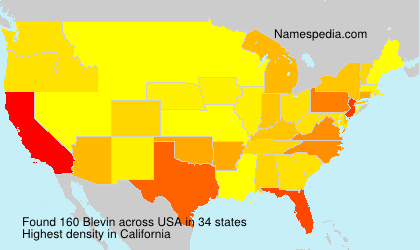 Surname Blevin in USA Surname Blevin in USA
