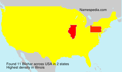 Surname Blichar in USA Surname Blichar in USA