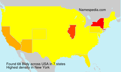 Surname Blidy in USA Surname Blidy in USA