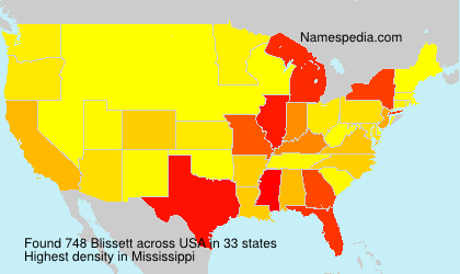 Surname Blissett in USA Surname Blissett in USA