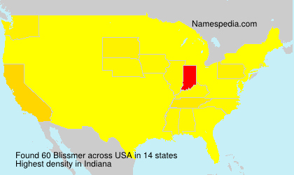 Surname Blissmer in USA Surname Blissmer in USA