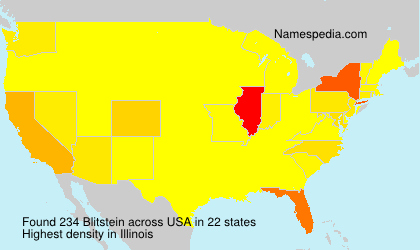 Surname Blitstein in USA Surname Blitstein in USA