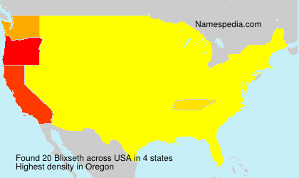 Surname Blixseth in USA Surname Blixseth in USA