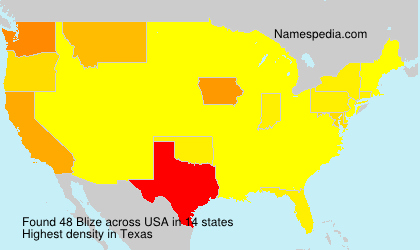 Surname Blize in USA Surname Blize in USA