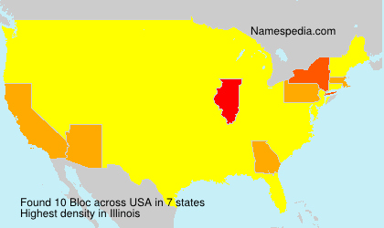 Surname Bloc in USA Surname Bloc in USA
