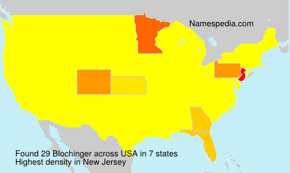 Surname Blochinger in USA Surname Blochinger in USA