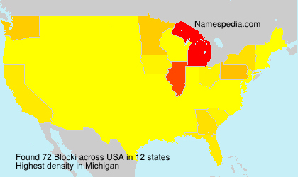 Surname Blocki in USA Surname Blocki in USA