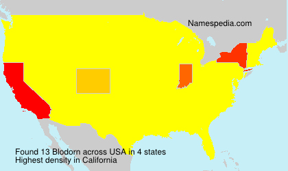 Surname Blodorn in USA Surname Blodorn in USA